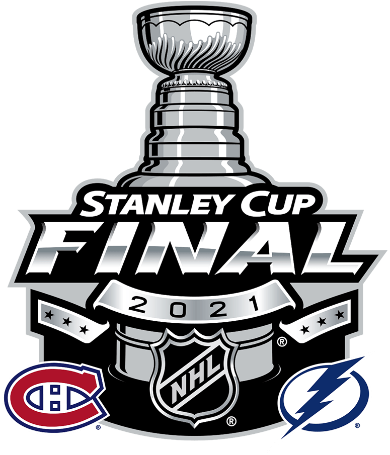 Stanley Cup Playoffs 2021 Finals Matchup Logo v2 DIY iron on transfer (heat transfer)